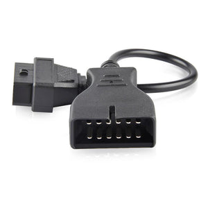 Planet Gates 10pcs/lots for GM Daewoo 12 Pin OBD2 OBDII male to 16 Pin Female Car Diagnostic tool adapter OBD2 Adapter Extension Cable