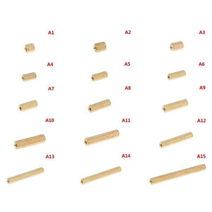 10Pcs M3 Hex Nut Spacing Screw Female Brass Threaded Pillar PCB Motherboard Standoff Spacer 5-50MM
