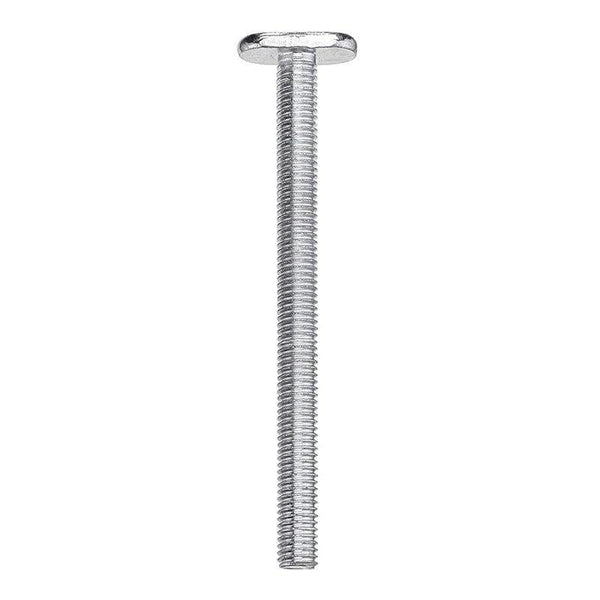 10Pcs M8X100Mm T-Nut Sliding Screws For 30 Series Miter Track T-Slot Woodworking Tool (silver)