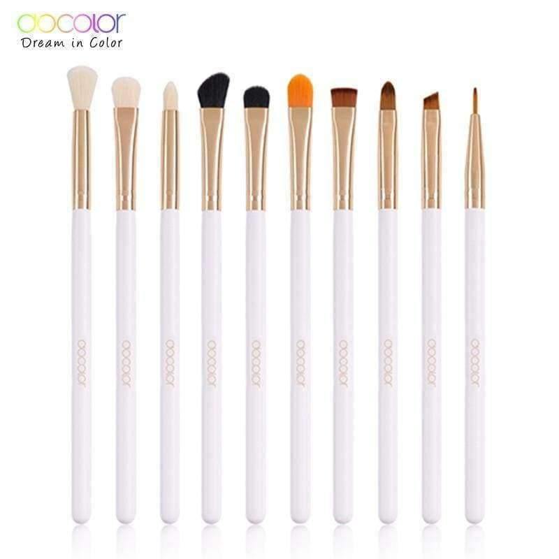 Planet Gates 10PCS Makeup Brushes Eyeshadow Brush Set Eyebrow Eyeliner Lip Brushes  Beauty Essentials Cosmetic Brush Tools