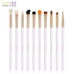 Planet Gates 10PCS Makeup Brushes Eyeshadow Brush Set Eyebrow Eyeliner Lip Brushes  Beauty Essentials Cosmetic Brush Tools