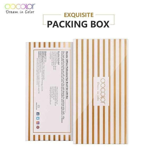 Planet Gates 10PCS Makeup Brushes Eyeshadow Brush Set Eyebrow Eyeliner Lip Brushes  Beauty Essentials Cosmetic Brush Tools