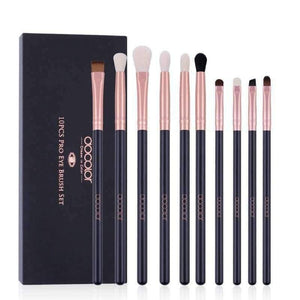 Planet Gates 10PCS Makeup Brushes Eyeshadow Brush Set Eyebrow Eyeliner Lip Brushes  Beauty Essentials Cosmetic Brush Tools