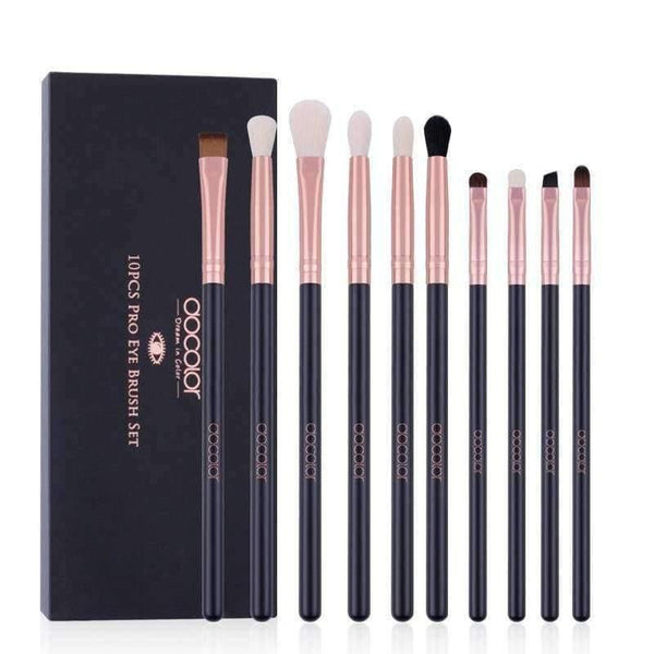 Planet Gates 10PCS Makeup Brushes Eyeshadow Brush Set Eyebrow Eyeliner Lip Brushes  Beauty Essentials Cosmetic Brush Tools