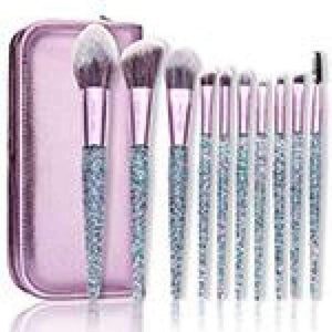 Planet Gates 10PCS Makeup Brushes Makeup Brushes w/ Case ENZO KEN 10Pcs/9pcs/8Pcs Foundation Blush Brush Powder Blending Makeup Brushes Set Professional
