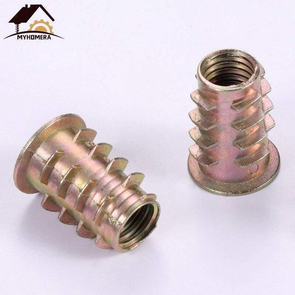 10Pcs Male Female Connector Nut Screw Wood Screws Hex Socket Kitchen Furniture Hardware Cabinet Bed Connectors Bolt
