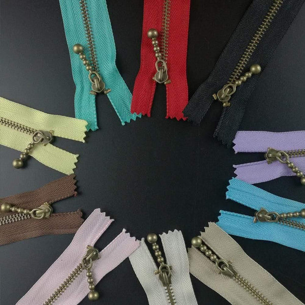 Planet Gates 10pcs Metal Nylon Coil Zippers DIY Tailor Sewing Tools Garment Accessories Cremalleras Costura 15cm/20cm Apparel Sewing Zippers