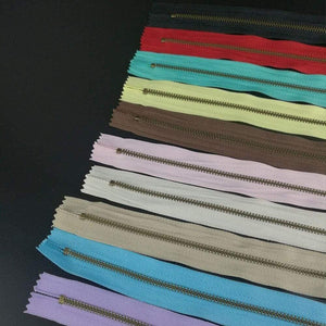 Planet Gates 10pcs Metal Nylon Coil Zippers DIY Tailor Sewing Tools Garment Accessories Cremalleras Costura 15cm/20cm Apparel Sewing Zippers