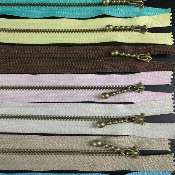 Planet Gates 10pcs Metal Nylon Coil Zippers DIY Tailor Sewing Tools Garment Accessories Cremalleras Costura 15cm/20cm Apparel Sewing Zippers