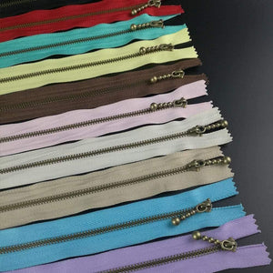 Planet Gates 10pcs Metal Nylon Coil Zippers DIY Tailor Sewing Tools Garment Accessories Cremalleras Costura 15cm/20cm Apparel Sewing Zippers