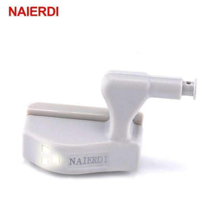 Planet Gates 10PCS NAIERDI Universal Hinge LED Sensor Light Kitchen Bedroom Living Room Cabinet Cupboard Closet Wardrobe 0.25W Inner Light