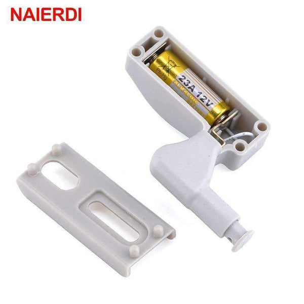 Planet Gates 10PCS NAIERDI Universal Hinge LED Sensor Light Kitchen Bedroom Living Room Cabinet Cupboard Closet Wardrobe 0.25W Inner Light