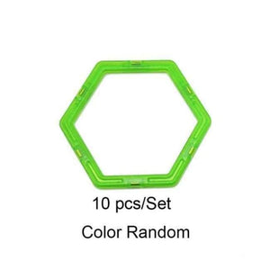 Planet Gates 10pcs  per set 4 Mini Size Magnetic Blocks  Designed construction Blocks 3D Model Building Bricks Children Educational Toys Small Size