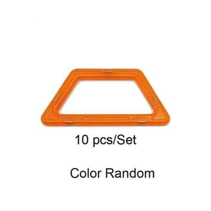 Planet Gates 10pcs  per set 7 Mini Size Magnetic Blocks  Designed construction Blocks 3D Model Building Bricks Children Educational Toys Small Size