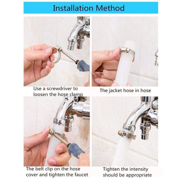 Planet Gates 10pcs Pipe Clamps Genuine Stainless Steel Hose Clips Fuel Hose Pipe Clamps Worm Drive Durable Anti-oxidation