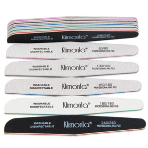 Planet Gates 10Pcs Professional Rhombus Nail File 80/100/150/180/240 Nail Varnish Sets Wooden nagelvijl Manicure Tools Nails Accessories