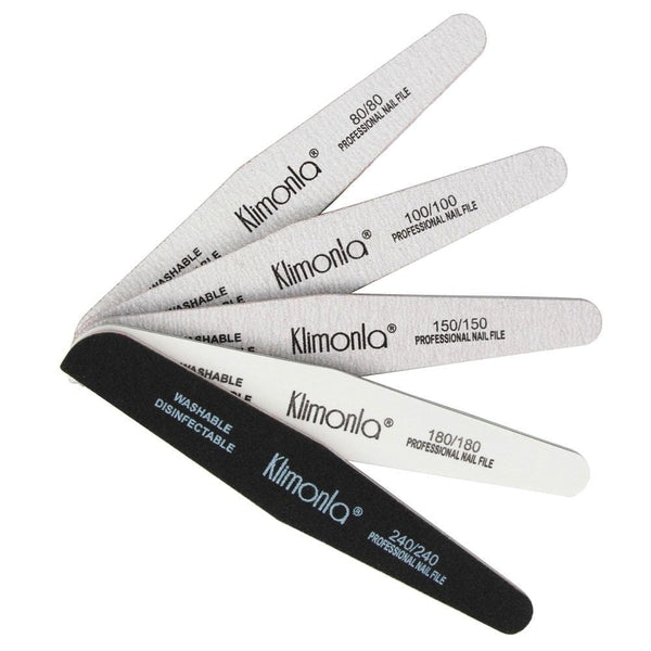 Planet Gates 10Pcs Professional Rhombus Nail File 80/100/150/180/240 Nail Varnish Sets Wooden nagelvijl Manicure Tools Nails Accessories