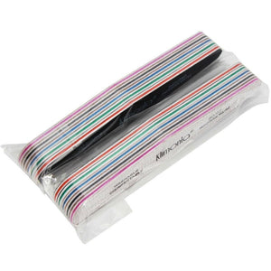 Planet Gates 10Pcs Professional Rhombus Nail File 80/100/150/180/240 Nail Varnish Sets Wooden nagelvijl Manicure Tools Nails Accessories