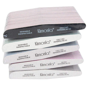 Planet Gates 10Pcs Professional Rhombus Nail File 80/100/150/180/240 Nail Varnish Sets Wooden nagelvijl Manicure Tools Nails Accessories