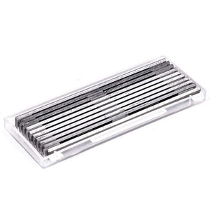 Planet Gates 10Pcs Reversible Carbide Planer blades 82mm x 5.5mm For Cutting Soft Hard Woods Ply-wood Board Mayitr Woodworking Power Tool