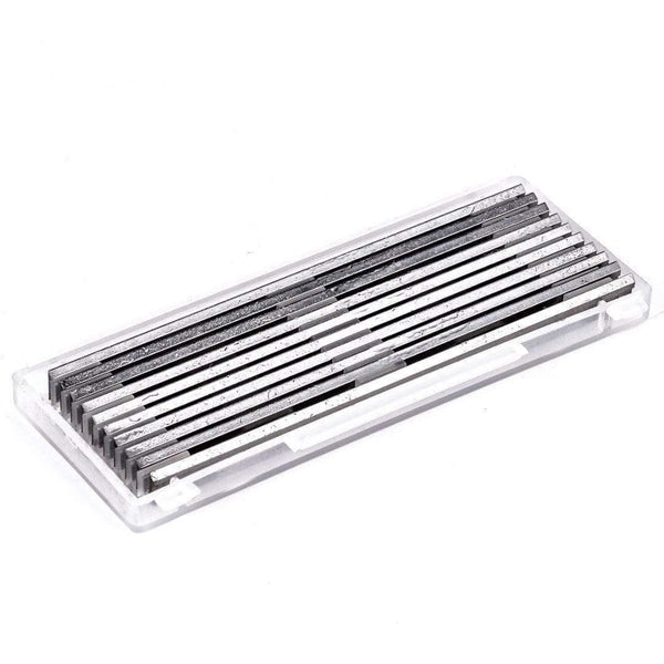 Planet Gates 10Pcs Reversible Carbide Planer blades 82mm x 5.5mm For Cutting Soft Hard Woods Ply-wood Board Mayitr Woodworking Power Tool