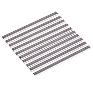 Planet Gates 10Pcs Reversible Carbide Planer blades 82mm x 5.5mm For Cutting Soft Hard Woods Ply-wood Board Mayitr Woodworking Power Tool