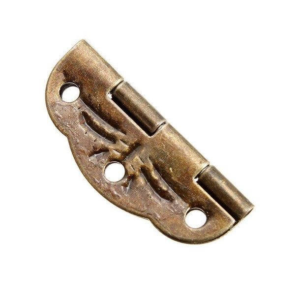 10pcs/Set 30mm X22mm Door Butt Hinges Alloy Rotated From 0 Degrees To 280 Degrees Antique Bronze Tool Parts