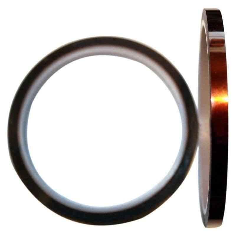 Planet Gates 10pcs/set 6MM x 33 m Metallic Brown Tape High Temperature Heat Resistant Polyimide Adhesive Tape