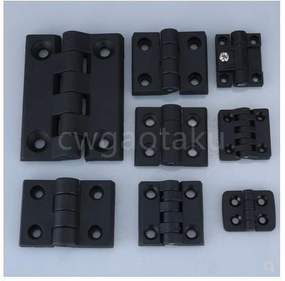 Planet Gates 10pcs/set Black Color Nylon Plastic Butt Hinge for Wooden Box Furniture Electric Cabinet Hardware