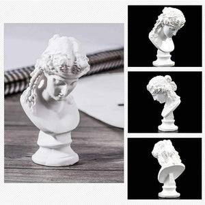 Planet Gates 10Pcs Sketch Avatar Plaster Model 5-8CM Resin Mini Character For Decoration Sketch practice Model Art Painting Supplies