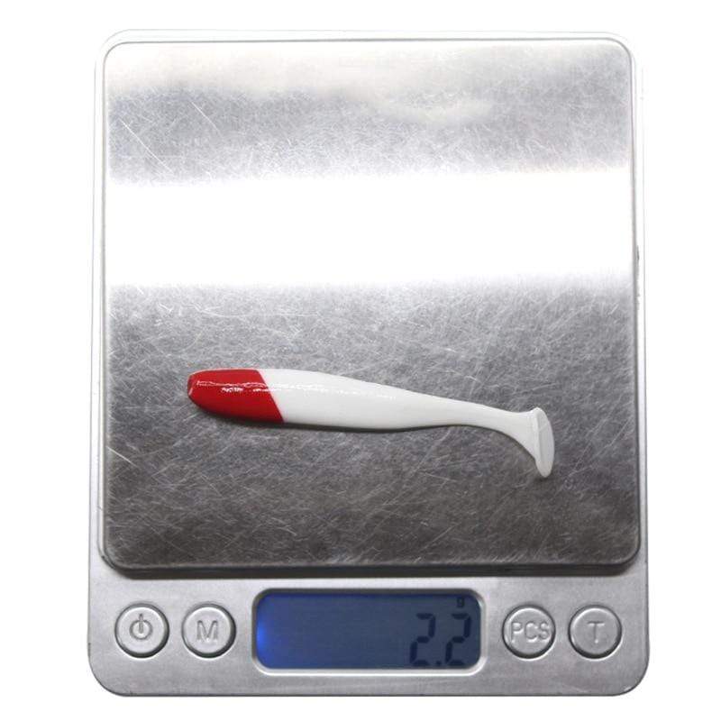 Planet Gates 10pcs Soft Lure 5.5/7/9cm Silicon Swimbaits isca Artificial Worm Soft Bait Fish Wobblers Bass Carp Flying Fishing Lure T Tail