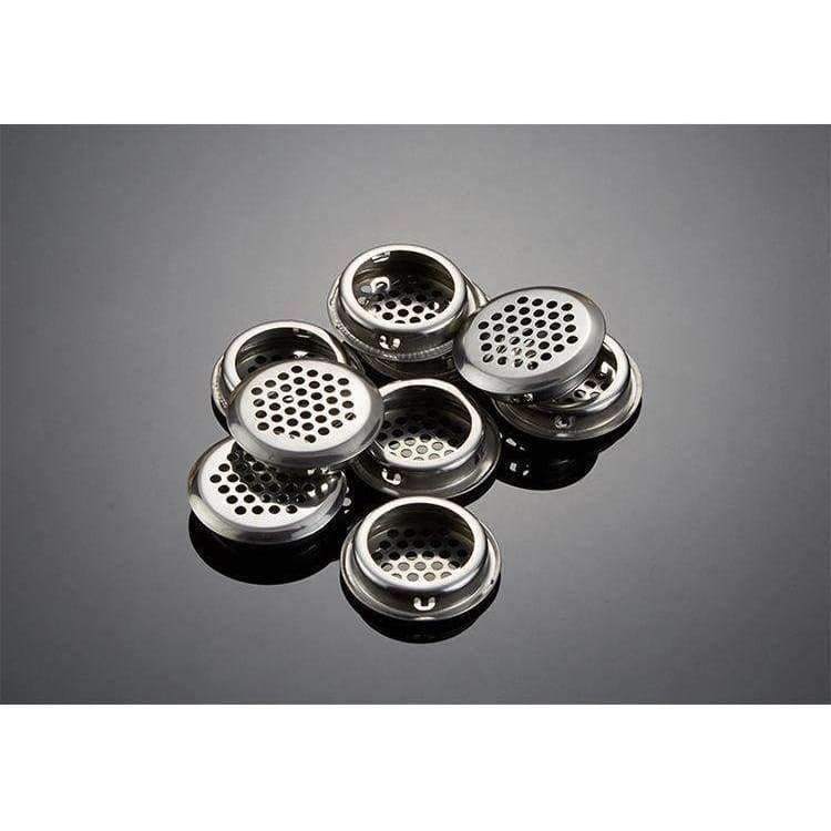 Planet Gates 10Pcs Stainless Steel 35mm Wardrobe shoe Cabinet Ventilating Mesh Hole Round Louver Ventilation Grille Air Ventilation System