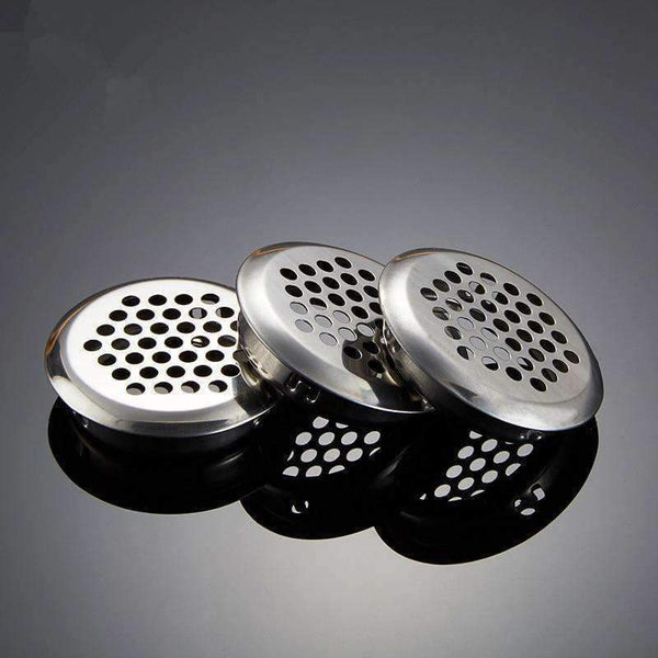 Planet Gates 10Pcs Stainless Steel 35mm Wardrobe shoe Cabinet Ventilating Mesh Hole Round Louver Ventilation Grille Air Ventilation System