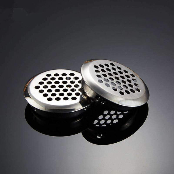 Planet Gates 10Pcs Stainless Steel 35mm Wardrobe shoe Cabinet Ventilating Mesh Hole Round Louver Ventilation Grille Air Ventilation System