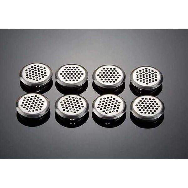 Planet Gates 10Pcs Stainless Steel 35mm Wardrobe shoe Cabinet Ventilating Mesh Hole Round Louver Ventilation Grille Air Ventilation System
