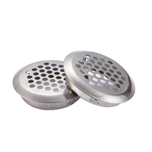 Planet Gates 10Pcs Stainless Steel 35mm Wardrobe shoe Cabinet Ventilating Mesh Hole Round Louver Ventilation Grille Air Ventilation System