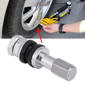 Planet Gates 10pcs TR43E Metal Car Truck Motorcycle Tubeless Tire Tyre Valve Stems With Dust Cap For Motorcycles Motorbike Cars Bicycles