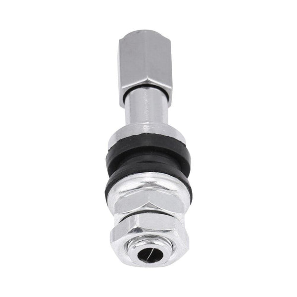 Planet Gates 10pcs TR43E Metal Car Truck Motorcycle Tubeless Tire Tyre Valve Stems With Dust Cap For Motorcycles Motorbike Cars Bicycles