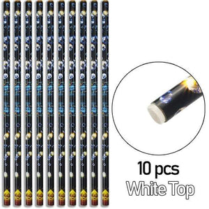 Planet Gates 10pcs White Head 10pcs Profressional Nail Dotting Tool Bead Gems Studs Picker Nail Art Design Wax Pen Rhinestone Pick Up Point Drill Pencil Stick
