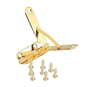 10pcs90° 30X33mm Angle Wooden Box Supports Hinge For Small Wooden Jewelry Wine Case Watch Box Wooden Lid