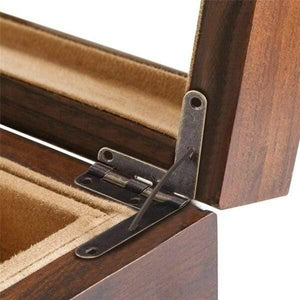 10pcs90° 30X33mm Angle Wooden Box Supports Hinge For Small Wooden Jewelry Wine Case Watch Box Wooden Lid