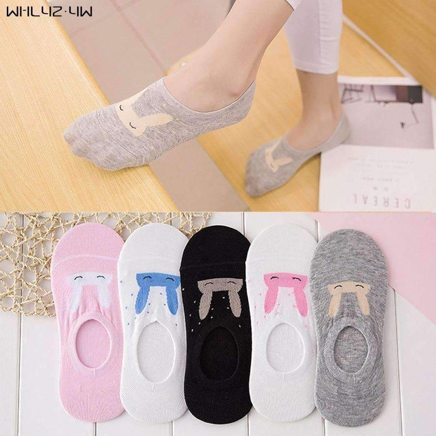Planet Gates 10pieces=5pair  Summer ankle socks women candy color silicone antiskid invisible socks cool Cotton socks free shipping
