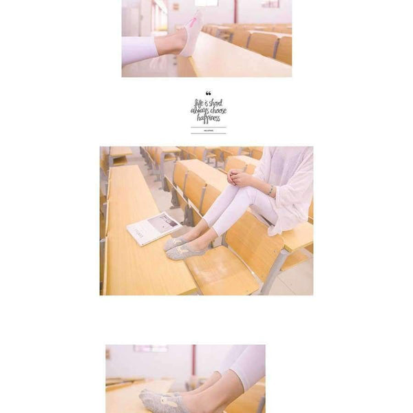 Planet Gates 10pieces=5pair  Summer ankle socks women candy color silicone antiskid invisible socks cool Cotton socks free shipping