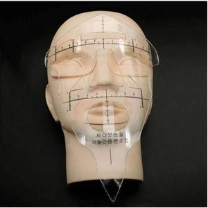 Planet Gates 10Ps Face Eyebrow Ruler Prictice LipTattoo Stencil Cosmetic Measure Tool Permanent Makeup accessoire de tatoo supplies Equipment