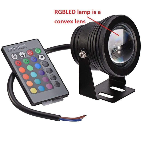 10W LED Swimming Pool Light Underwater Waterproof IP67 Landscape Lamp Warm/Cold White AC/DC 12V 900LM