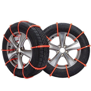 Planet Gates 10x Car Tyres Tire Belt Snow Chains Universal Mini Nylon Winter Wheels Non-slip Car Anti-Skid Outdoor Roadway Safety