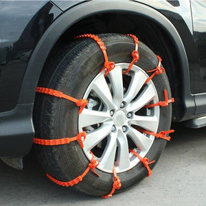 Planet Gates 10x Car Tyres Tire Belt Snow Chains Universal Mini Nylon Winter Wheels Non-slip Car Anti-Skid Outdoor Roadway Safety