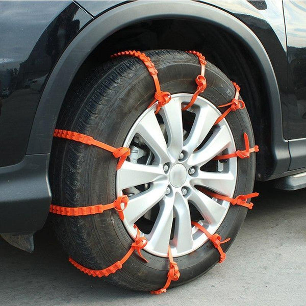 Planet Gates 10x Car Tyres Tire Belt Snow Chains Universal Mini Nylon Winter Wheels Non-slip Car Anti-Skid Outdoor Roadway Safety
