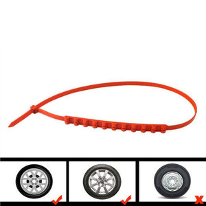 Planet Gates 10x Car Tyres Tire Belt Snow Chains Universal Mini Nylon Winter Wheels Non-slip Car Anti-Skid Outdoor Roadway Safety