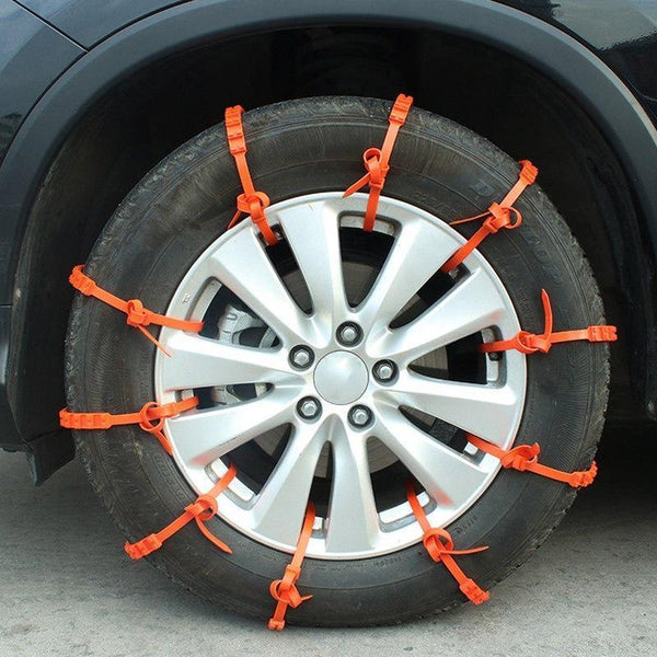 Planet Gates 10x Car Tyres Tire Belt Snow Chains Universal Mini Nylon Winter Wheels Non-slip Car Anti-Skid Outdoor Roadway Safety